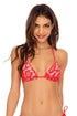 Luli Fama Corazon De Seda REVERSIBLE TRIANGLE TOP